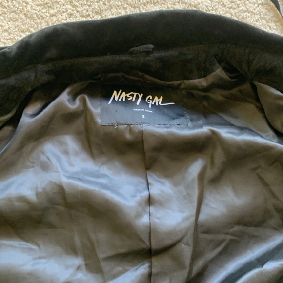 Nasty Gal suede fringe Leather Jacket Cowboy western small NWOT - Picture 6 of 10